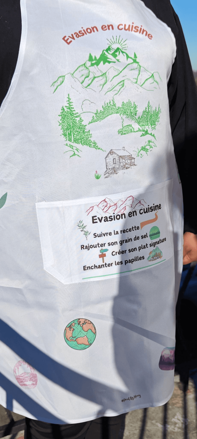 Tablier "évasion en cuisine" - PrintByHenry