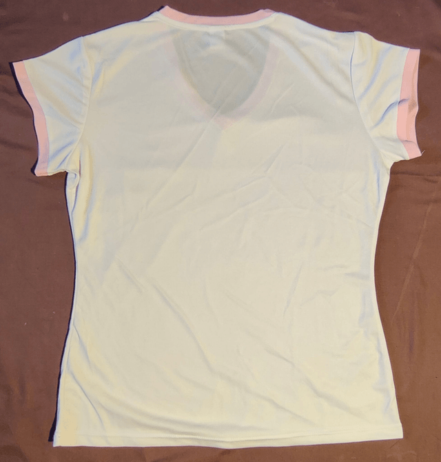 Tee shirt femme col rose taille XL