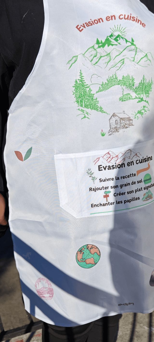 Tablier "évasion en cuisine" - PrintByHenry