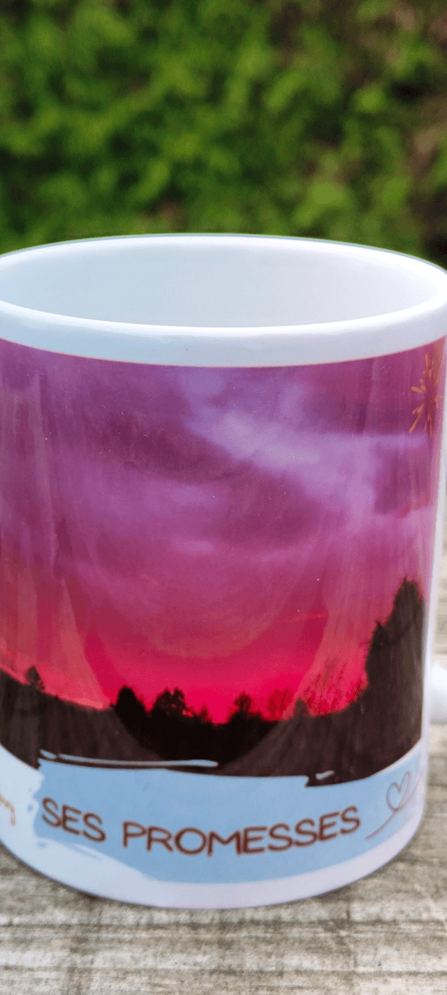 Tasse " Chaque matin dévoile ses promesses" - Print by Henry