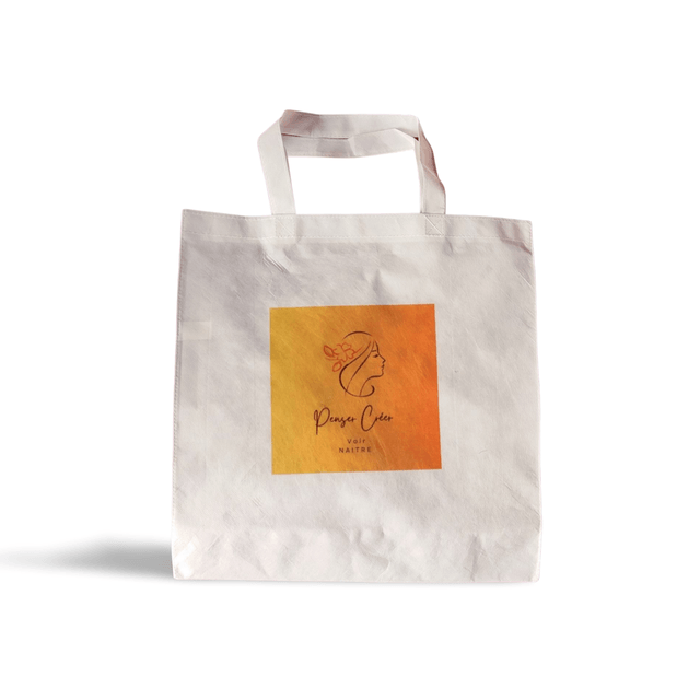 Sac cabat 36X39 cm intissé blanc - Print by Henry