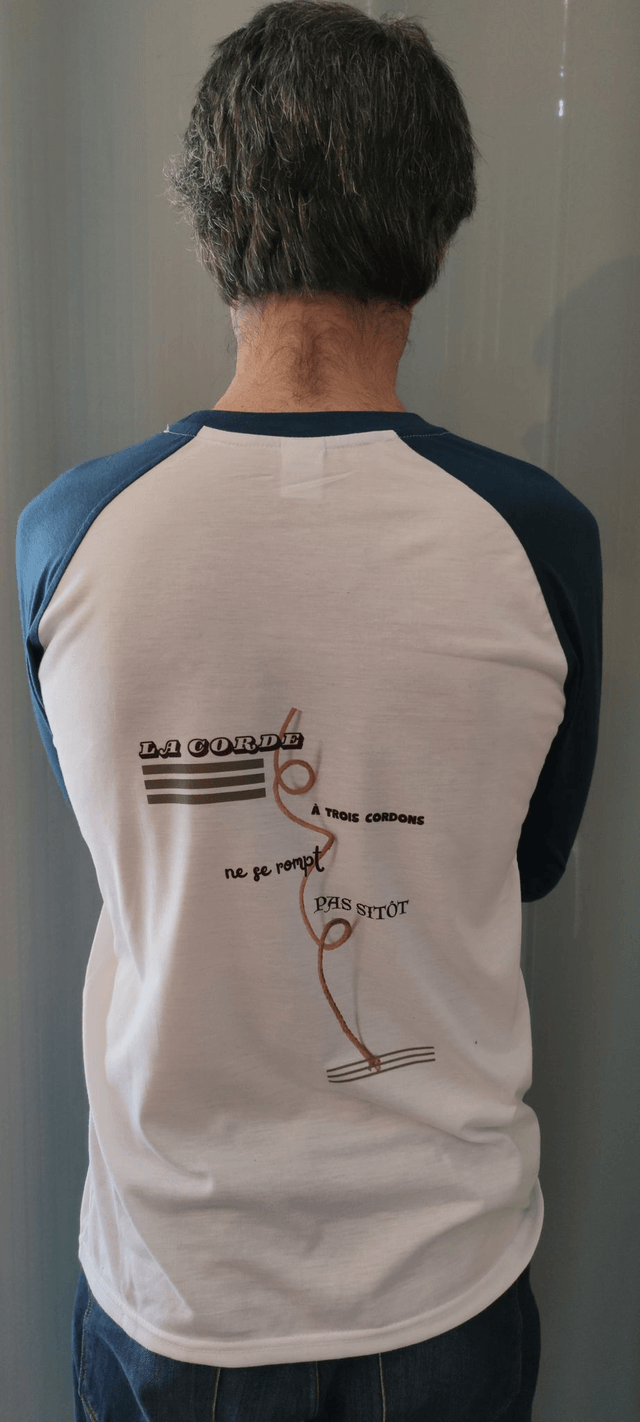 Article réalisé pour un client: Tee shirt manches longues  - Saint Valentin 