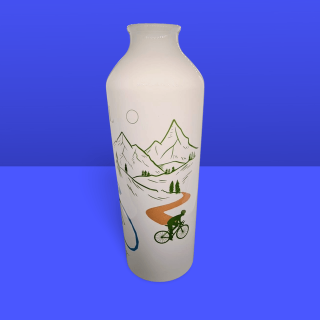 Gourde "Marcel à roues"