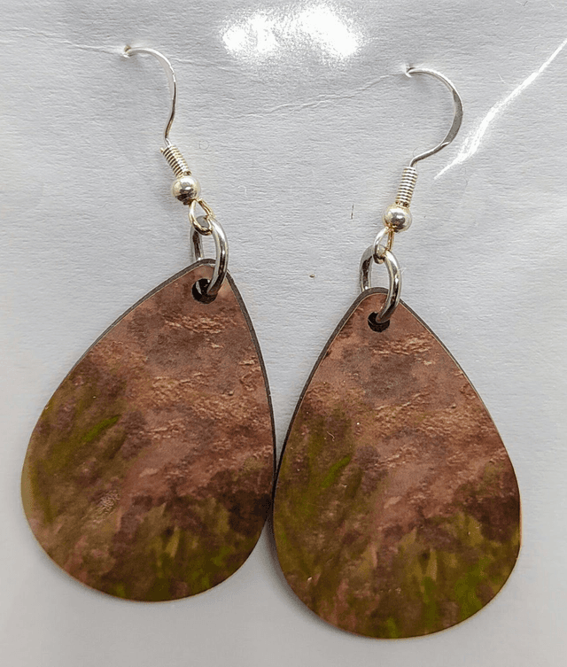  Boucles d&#039;oreilles Terre et Forêt  PrintByHenry
