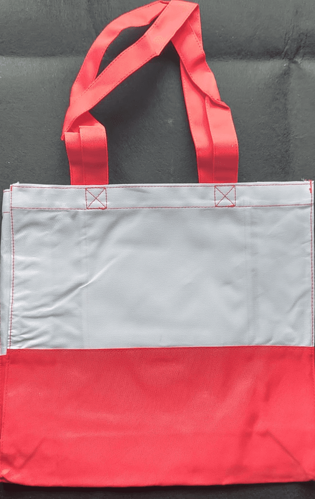 Sacs cabas - Bicolores - Toile Polyester - Format 39 x 35.5 x 13 cm